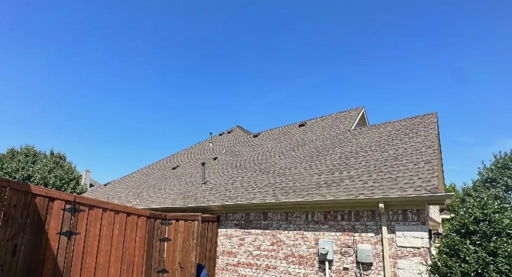 Completed roof replacement project in American Fork